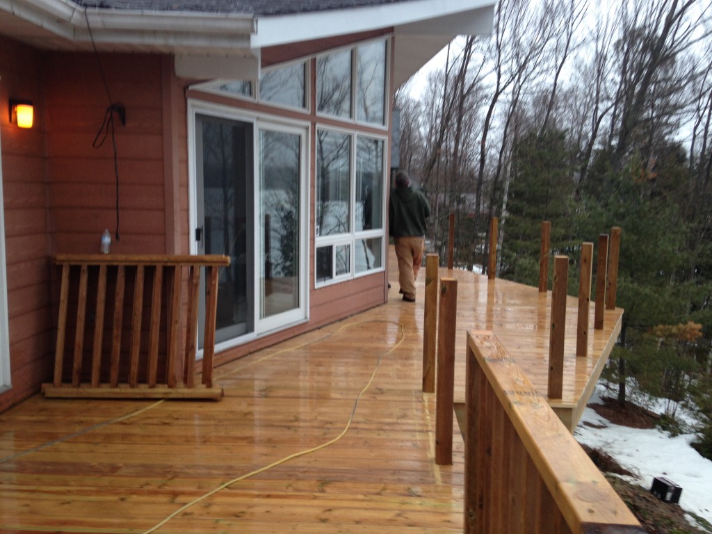 new deck construction