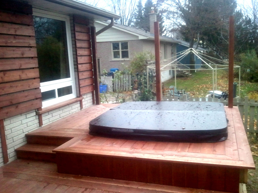 Deck for hot tub Cookstown