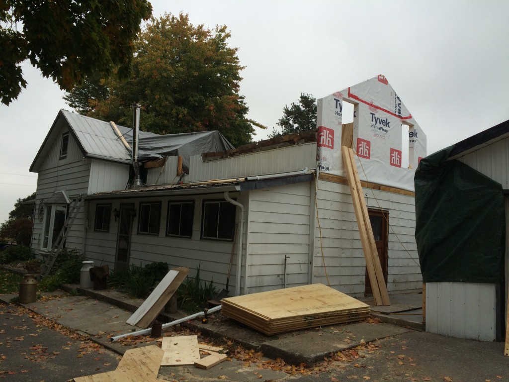 second floor addition before